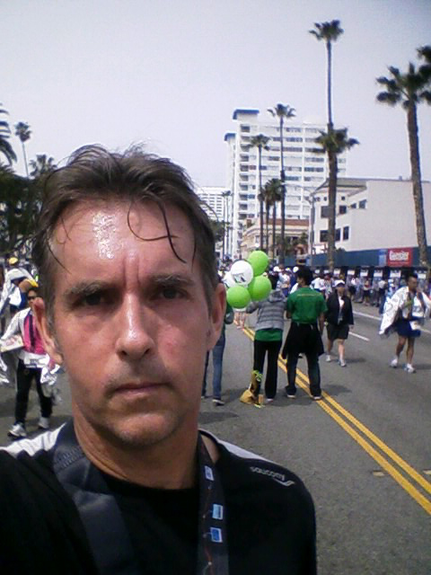 Me, LA Marathon Finish