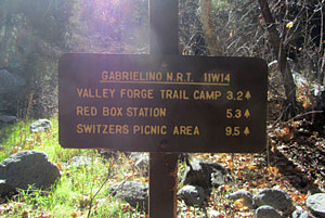Gabrielino Trail Sign